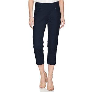 JAG Jeans High Rise Twill Pull On Crop Pants